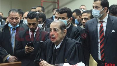 بث مباشر| حسن راتب خلال محاكمته في قضية الآثار الكبرى: ما أعرفش المتهمين.. وفريد الديب يدافع عنه: موكلي مريض