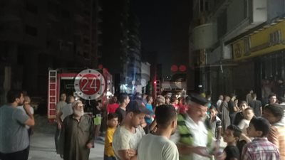 عاجل| حريق فى محل كشرى رسلان بمنطقة المريوطية بالجيزة (صور)