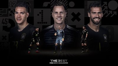 “فيفا” يعلن القائمة النهائية لأفضل الحراس في العالم عام 2019