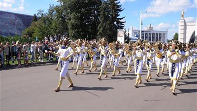 ختام فاعليات المهرجان الدولى الثانى عشر للموسيقات العسكرية بروسيا