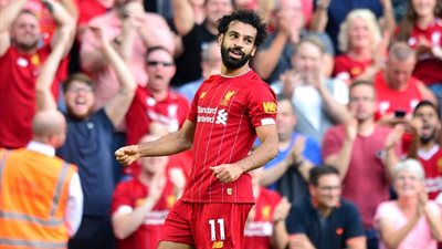 محمد صلاح ينافس على جائزة هدف الشهر في ليفربول (فيديو)