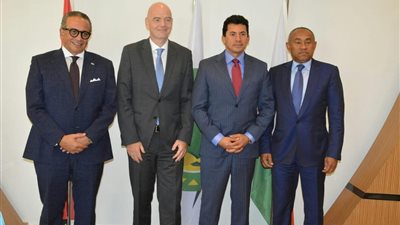 انفانتينو يستقبل عمرو الجنايني (صور)