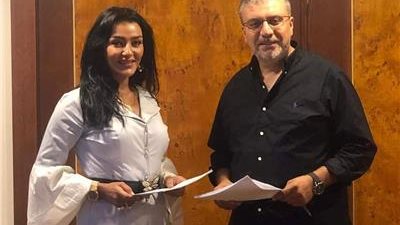 عمرو الليثي يتعاقد مع هبة الأباصيري لتقديم برنامج جديد على قناة النهار (صورة)