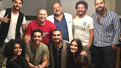محمد الشرنوبي يروج لفيلم “شريط 6” مع النجم خالد الصاوي (صورة)