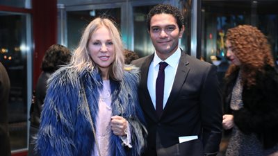 آسر ياسين وشيرين رضا على السجادة الحمراء في افتتاح مالمو السينمائي بـ”السويد” (صور)