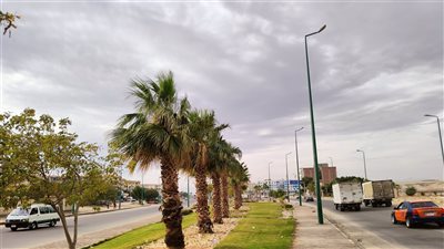 غيوم وسحب كثيفة تكسو سماء الغردقة.. ورفع درجة الاستعداد لمواجهة الأمطار| صور