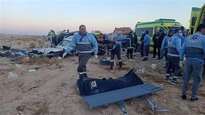 جميعهم من قرية واحدة.. ننشر صور ضحايا حادثة طريق الصحراوي الغربي بالفيوم