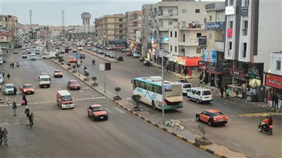 هطول أمطار متوسطة على جميع أنحاء مدينة الغردقة مع انخفاض درجات الحرارة | صور