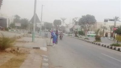 أمطار خفيفة ملبدة بالغيوم وانخفاض درجات الحرارة في الوادي الجديد