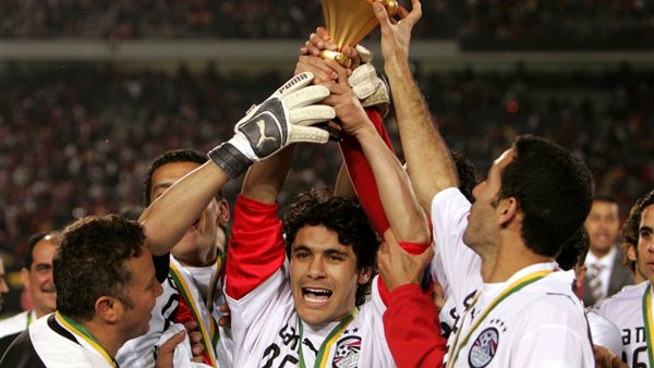 منتخب مصر مع لقب