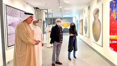 ظهور جديد لـ فاروق حسني في البحرين| صور 