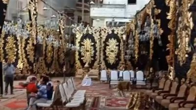 بث مباشر| التجهيزات الأخيرة لـ عزاء الإعلامي الراحل وائل الإبراشي في الدقهلية