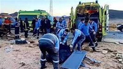 إصابة 11 شخصًا في حادث تصادم سيارتين بالبحيرة