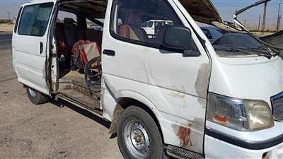 إصابة 4 أشخاص من أسرة واحدة في حادث تصادم بالبحيرة