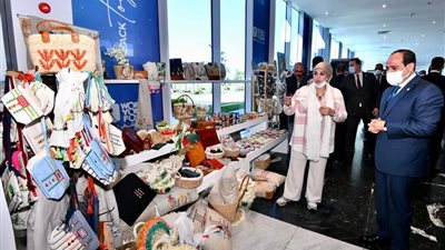جامع: زيارة الرئيس لـ معرض تراثنا تؤكد دعمه المستمر لقطاع الحرف اليدوية والتراثية