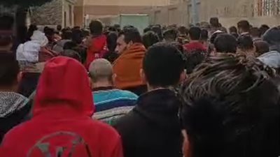 أهالي كفر الجنينة يشيعون ضحية الذبح على يد زوجها بالدقهلية | صور