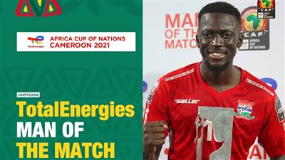 كأس أمم إفريقيا 2021.. بارو أفضل لاعب في مباراة جامبيا وموريتانيا 