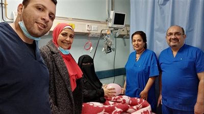 لأول مرة.. نجاح فريق طبي في غلق ثقب بين الأذينين لطفلين بمستشفى بنها العام 