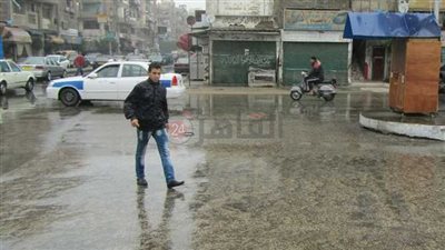 هطول أمطار وانخفاض في درجات الحرارة على كافة الأنحاء بمحافظة الغربية 