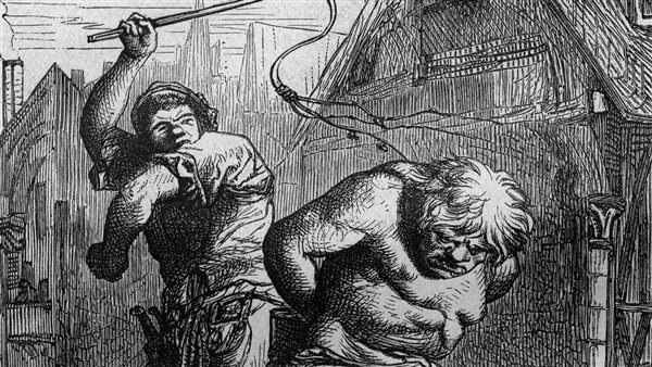 لوحة تجسد مشهد من