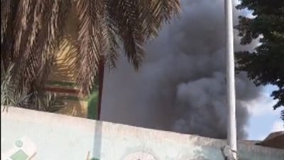 بـ7 سيارات إطفاء.. السيطرة على حريق بجوار مسجد ابن طولون بالسيدة زينب