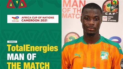 كأس الأمم الإفريقية 2021.. نيكولاس بيبي يتوج بجائزة أفضل لاعب في مباراة كوت ديفوار وسيراليون