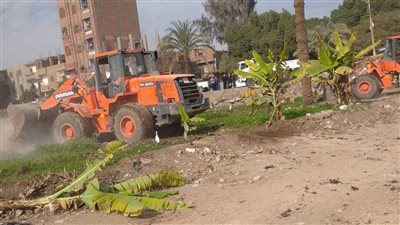 إزالة 27 حالة تعدٍّ على أراضٍ تابعة لحماية النيل وأملاك الدولة بأسيوط