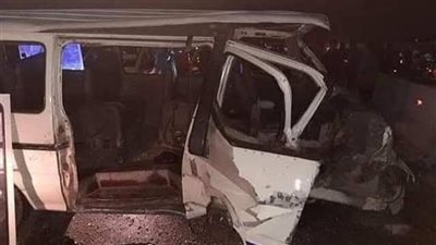 إصابة 9 أشخاص في حادث انقلاب سيارة بصحراوي البحيرة