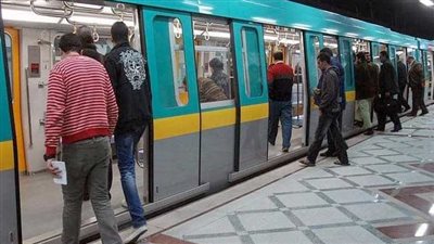 عطل فني في مترو الأنفاق بالخط الثاني بمحطة الشهداء