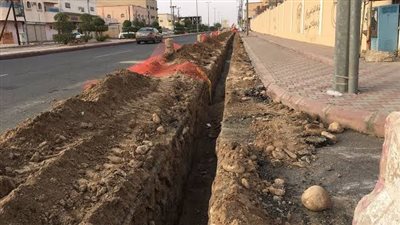 تركيب كابلات الإنترنت الأرضي لقرى أبو صوير بالإسماعيلية