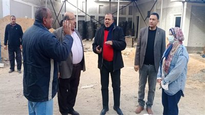 رئيس مياه المنيا يتفقد ورشتي الأغطية الخرسانية وصيانة طفايات الحريق