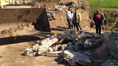 استرداد 6 آلاف و 55 مترًا من أراضي الري بالدقهلية ضمن الموجة 19