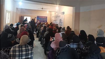 قوافل نور حياة تستقبل 1000 مواطن خلال يومين بقرية الجرايدة بمركز بيلا