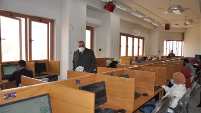 افتتاح المقر الثاني لمركز الاختبارات الإلكترونية للقطاع الطبي بكلية التمريض جامعة حلوان