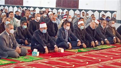 محافظ كفر الشيخ ووزير الأوقاف يفتتحان مسجد الأنصاري بقلين │ صور