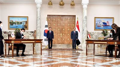 لتعزيز التعاون الاقتصادي والإنمائي.. توقيع مذكرة تفاهم بقيمة مليار دولار مع كوريا الجنوبية
