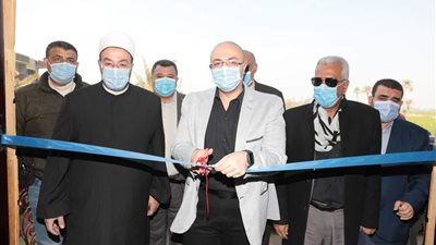 محافظ بني سويف يفتتح مسجد النور البحري بقرية إهوه | صور
