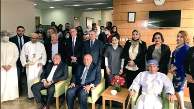 شكري والسعدي يفتتحان مقر المستشفى العربي التخصصي بسلطنة عمان |صور