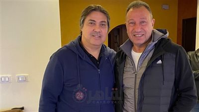 القاهرة 24 ينشر صورة محمود الخطيب في زيارته لـ أشرف قاسم 