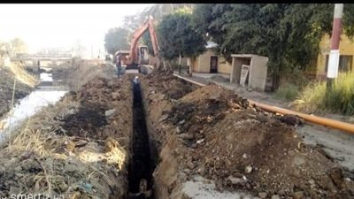 توصيل خدمة الغاز الطبيعي لقرية 