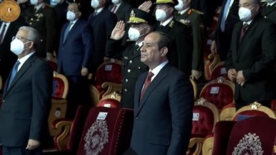 السيسي: يجب أن لا ننسى دماء شهداء الشرطة طوال الـ7 سنوات الماضية
