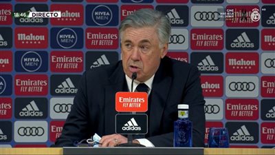 أول تعليق من أنشيلوتي بعد التعادل مع إلتشي وإصابة بنزيما