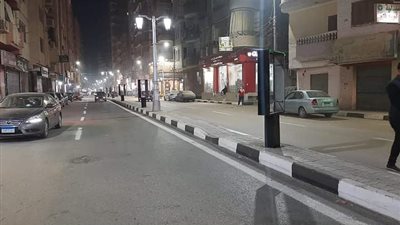  استمرار أعمال التخطيط المروري بحي شرق سوهاج | صور