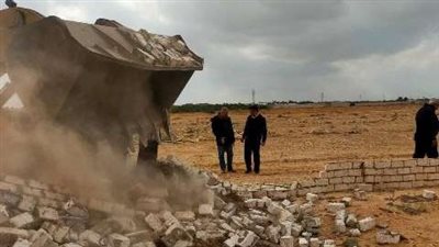 إزالة 65 تعديًا على أملاك الدولة والزراعات بالشرقية