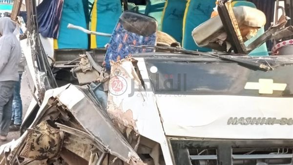 الأتوبيس بعد الحادث