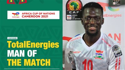 كأس الأمم الإفريقية.. موسي باور أفضل لاعب في مباراة جامبيا وغينيا