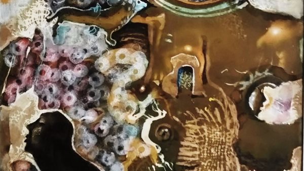 إحدى اللوحات المشاركة