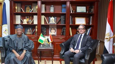 وزير السياحة: مستعدون لتلبية طلب نيجيريا بتقديم خبراتنا لها في المجالات المختلفة