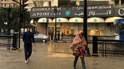 أمطار غزيرة على القاهرة والجيزة وعدد من المحافظات 