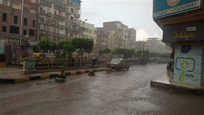 هطول أمطار غزيرة وموجة من الطقس البارد تضرب البحيرة والمنصورة | بث مباشر
